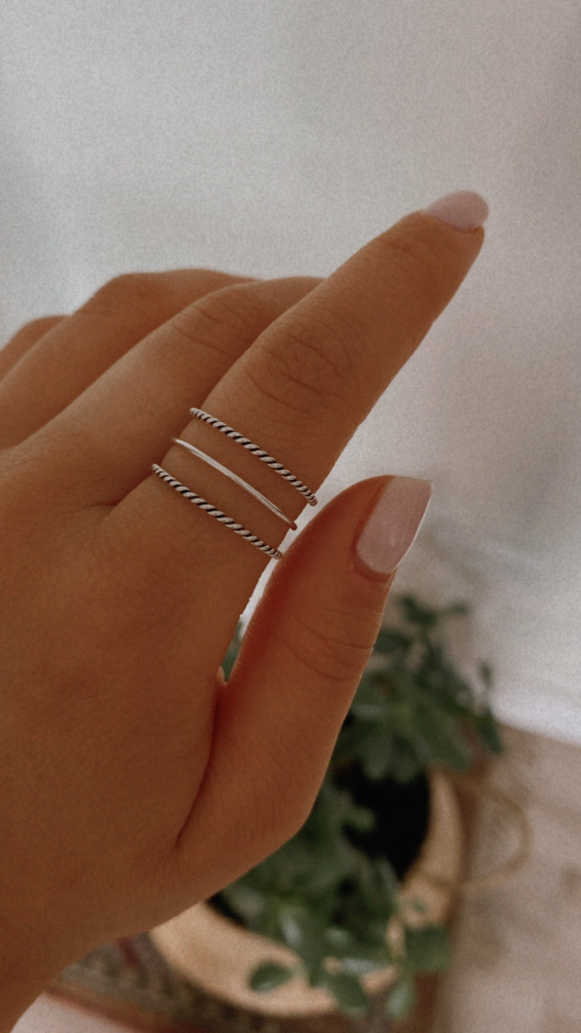 Anillo triple Dohara