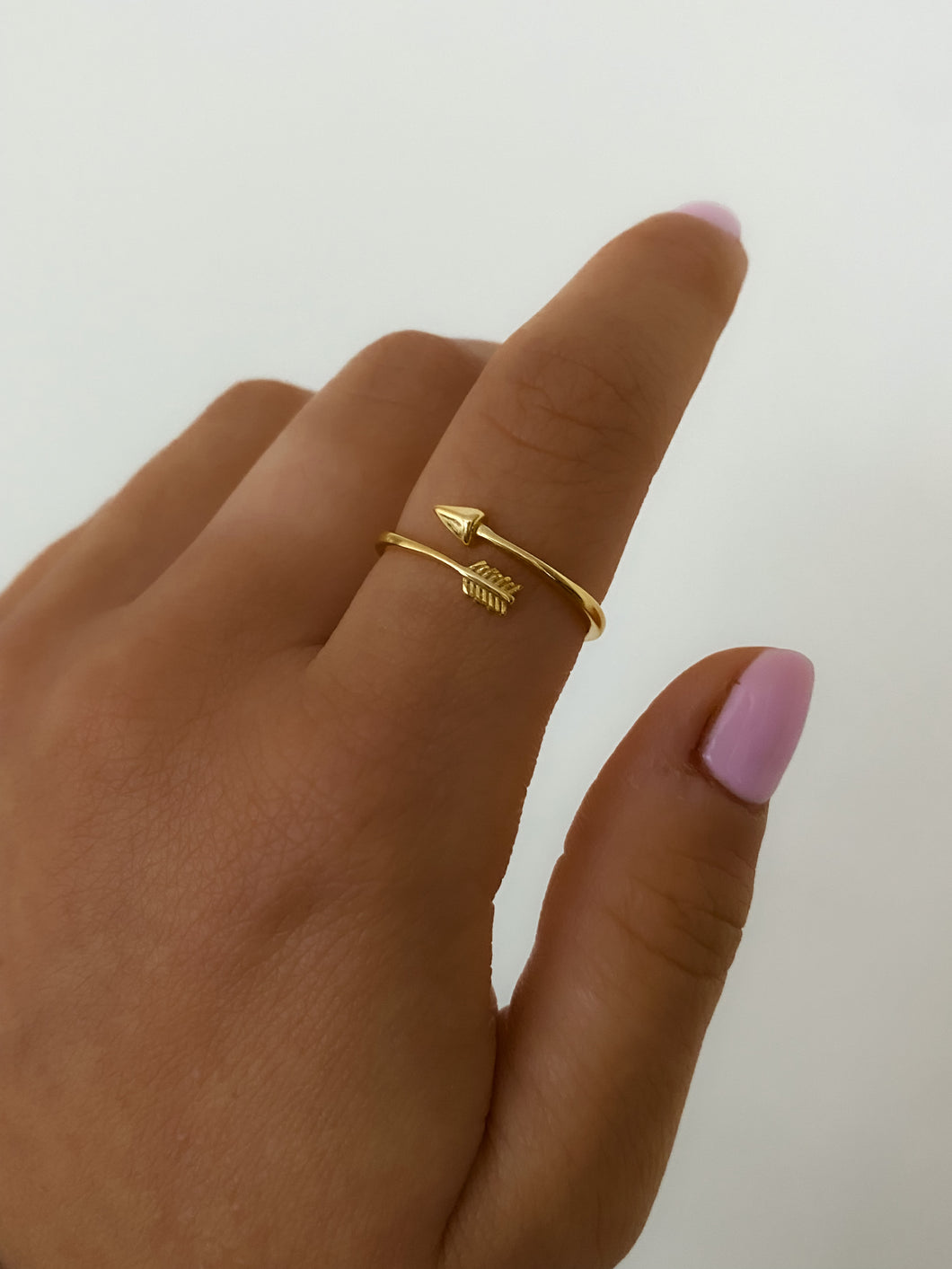 Anillo flecha gold